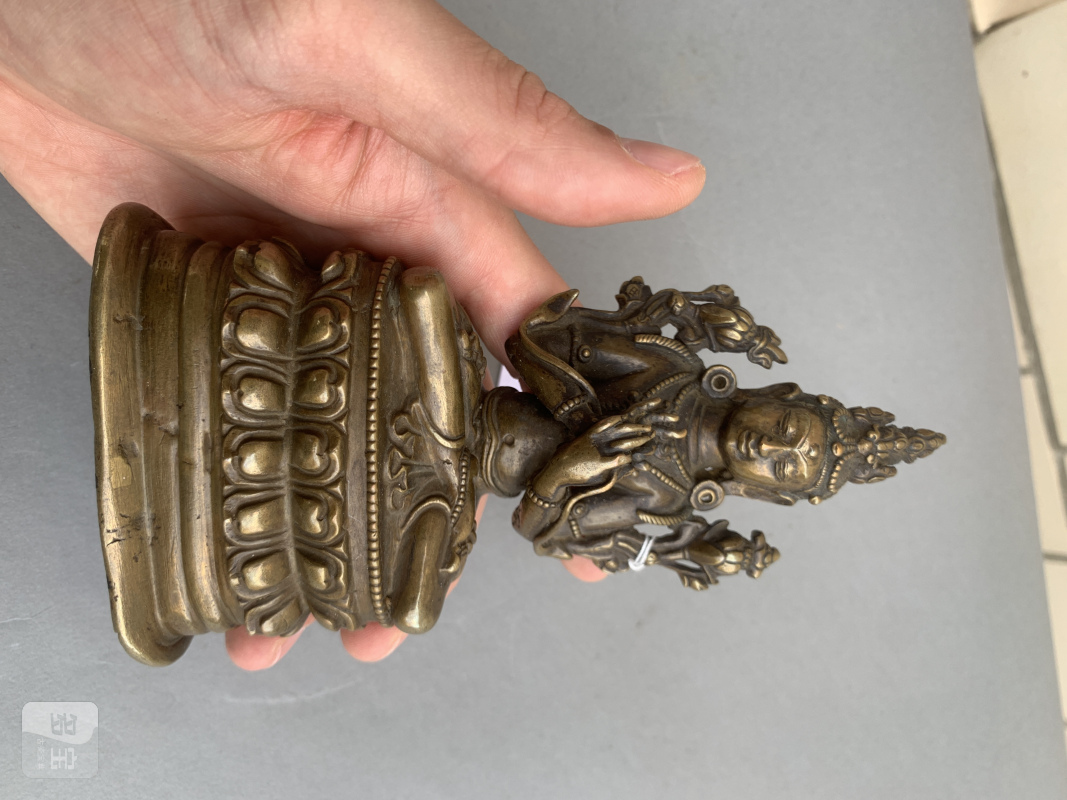 A BRONZE FIGURE OF MANJUSHRI - 图6